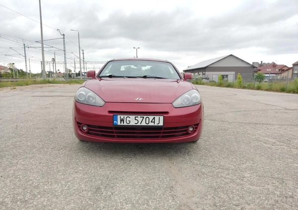 Hyundai Coupe cena 17500 przebieg: 280790, rok produkcji 2007 z Dobrzany małe 191